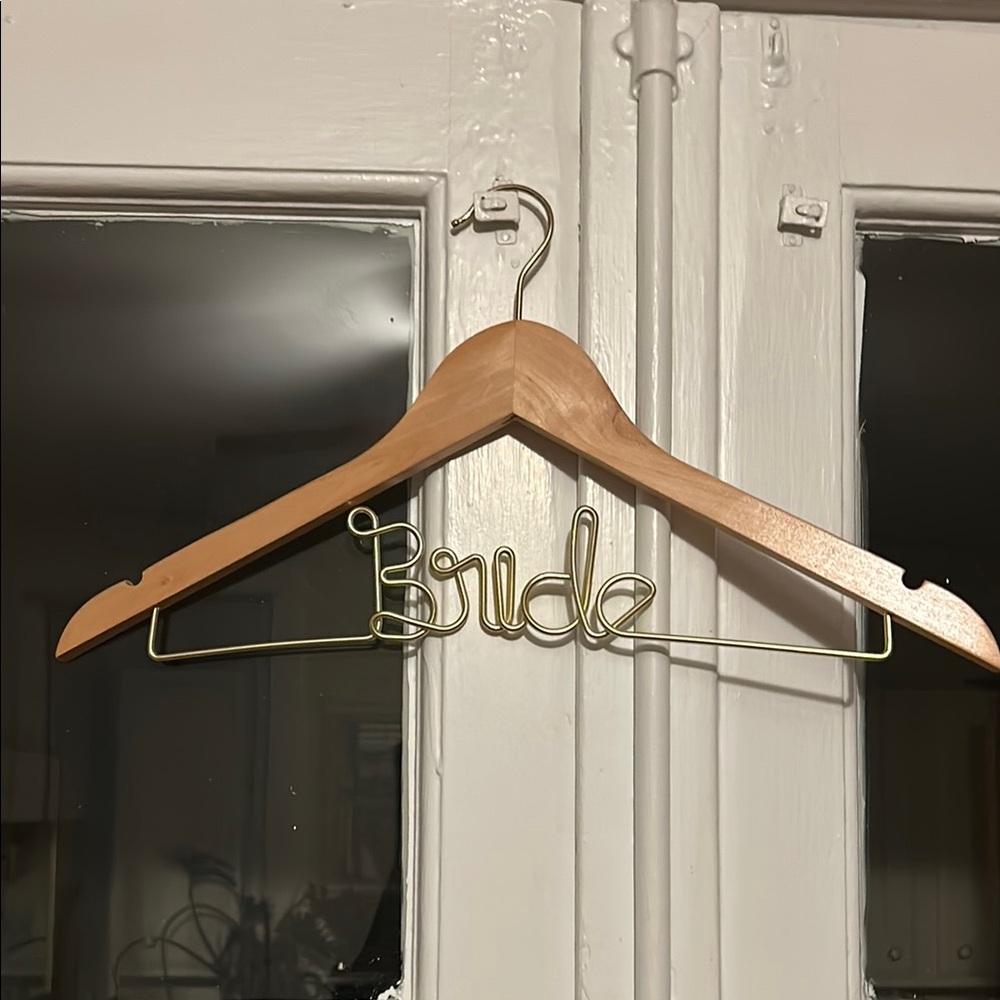 Gold Bride Hanger